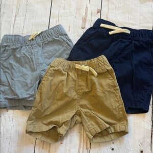 Children’s Place Stylish Kids Shorts Set - Blue, Tan, Gray